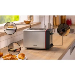Bosch TAT5M420 Toaster Compact MyMoment RVS