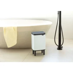 Brabantia Bo Hi Afvalemmer 7L White
