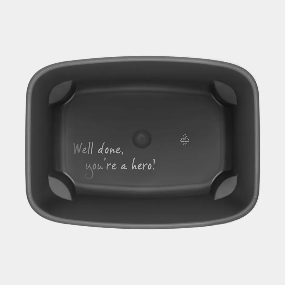 Brabantia Bo Hi Afvalemmer 7L Matt Black