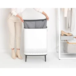 Brabantia Bo Hi wasbox 2x 45 liter White