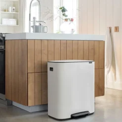 Brabantia Bo Pedaalemmer 2x30l White
