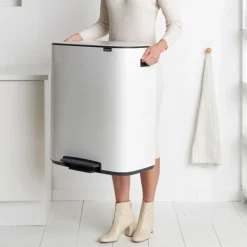 Brabantia Bo Pedaalemmer 2x30l White
