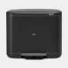 Brabantia Bo pedaalemmer 36 liter met kunststof binnenemmer Matt Black
