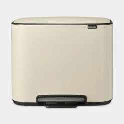 Brabantia Bo pedaalemmer 36 liter met kunststof binnenemmer Soft Beige