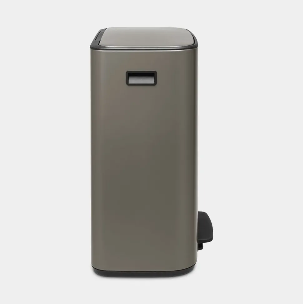 Brabantia Bo Pedaalemmer 2x30L Platinum