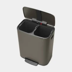 Brabantia Bo Pedaalemmer 2x30L Platinum