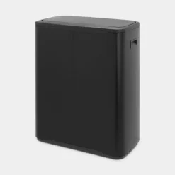 Brabantia Bo Touch Bin afvalemmer 60 liter met kunststof binnenemmer Matt Black