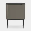 Brabantia Bo Touch Bin 11+23L Platinum