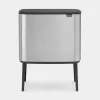Brabantia Bo Touch Bin 11+23L Matt Steel Fingerprint Proof