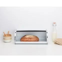 Brabantia Broodtrommel met schuifdeksel White
