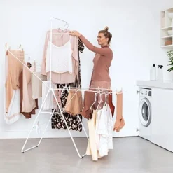 Brabantia HangOn droogrek 25 meter met stang White