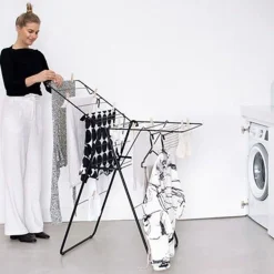 Brabantia Hangon Droogrek 15m Matt Black