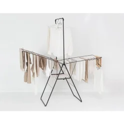 Brabantia Hangon Droogrek 25m met stang Matt Black