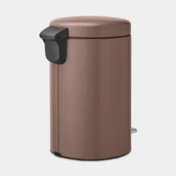 Brabantia NewIcon pedaalemmer 5 liter met kunststof binnenemmer Satin Taupe