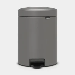 Brabantia NewIcon Pedaalemmer 5L Mineral Concrete Grey