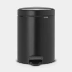 Brabantia NewIcon Pedaalemmer 5L mat zwart