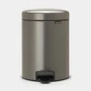 Brabantia NewIcon Pedaalemmer 5L Platinum