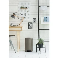 Brabantia NewIcon Pedaalemmer 12L Platinum