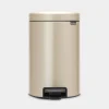 Brabantia NewIcon Pedaalemmer 12L Champagne
