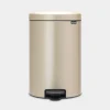 Brabantia NewIcon Pedaalemmer 20L Champagne