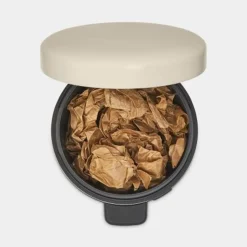 Brabantia NewIcon pedaalemmer 5 liter met kunststof binnenemmer Soft Beige