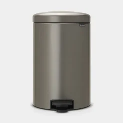 Brabantia NewIcon Pedaalemmer 20L Platinum