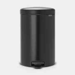 Brabantia NewIcon Pedaalemmer 20L Mat Zwart