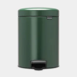Brabantia newIcon pedaalemmer 5 liter met kunststof binnenemmer Pine Green