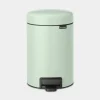 Brabantia NewIcon pedaalemmer 3 liter met kunststof binnenemmer Jade Green