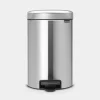 Brabantia NewIcon Pedaalemmer 12L Matt Steel Fingerprint Proof