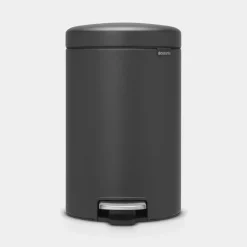 Brabantia newIcon pedaalemmer 12 liter met kunststof binnenemmer Mineral Infinite Grey
