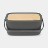 Brabantia Nic Broodtrommel Dark Grey