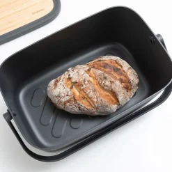 Brabantia Nic Broodtrommel Dark Grey