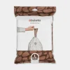 Brabantia PerfectFit afvalzakken met trekbandsluiting, dispenser pack Code L, 40-45L, 40 stuks / pcs