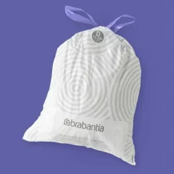 Brabantia PerfectFit afvalzakken met trekbandsluiting, dispenser pack Code D, 15-20L, 40 stuks / pcs