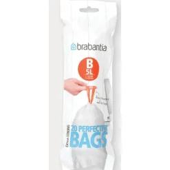 Brabantia PerfectFit Vuilniszakken Code B (5L) 20st