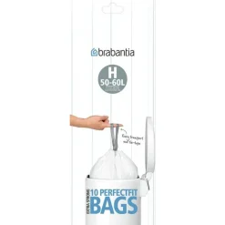 Brabantia PerfectFit Vuilzakken Met smartflix sluiting 10 zakken, 50l 246784