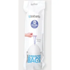 Brabantia PerfectFit Vuilniszakken Code D (15-20L) 20st