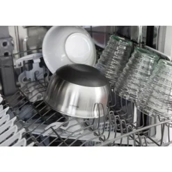 Brabantia Profile Mengkom met antislip bodem 1,0L - Matt Steel / Black