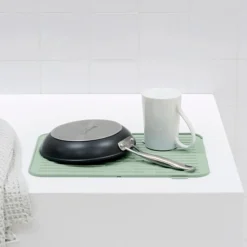 Brabantia SinkSide afdruipmat siliconen 44 x 32 cm Jade Green