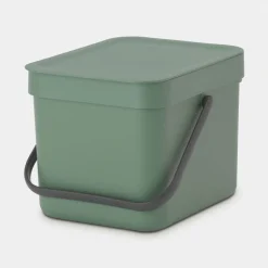 Brabantia Sort & Go afvalemmer 6 liter Fir Green