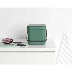 Brabantia Sort & Go afvalemmer 6 liter Fir Green