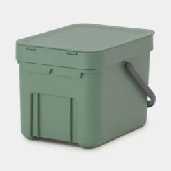 Brabantia Sort & Go afvalemmer 6 liter Fir Green