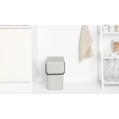 Brabantia Sort & Go afvalemmer 25 liter Light Grey