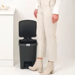 Brabantia StepUp pedaalemmer 25 liter Dark Grey