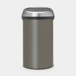 Brabantia Touch Bin afvalemmer 60 liter Platinum / Matt Steel Fingerprint Proof