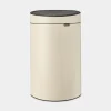 Brabantia Touch Bin afvalemmer 40 liter met kunststof binnenemmer Soft Beige
