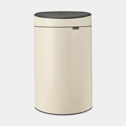 Brabantia Touch Bin afvalemmer 40 liter met kunststof binnenemmer Soft Beige