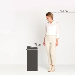 Brabantia Touch Bin afvalemmer 30 liter met kunststof binnenemmer Touch Bin afvalemmer 30 liter met kunststof binnenemmer