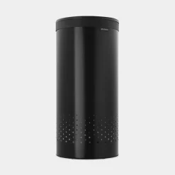Brabantia Wasbox 35 liter met kunststof deksel Matt Black / Dark Grey
